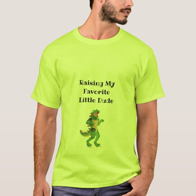 Matching Dad & Son T-Shirt:  “Raising My Favorite  T-Shirt (Front)