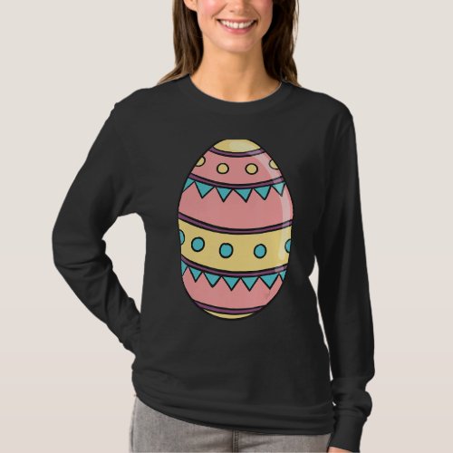Matching Easter Day Eggs Funny Costume Couples Fam T_Shirt