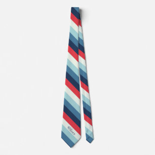 Matching Elegant Trendy Color Stripes Neck Tie