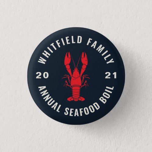 Matching Family 4th of July Seafood Boil Custom Button