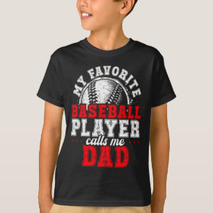 Matching Family Baseball Gift Dad Team Photo Fathe T-Shirt