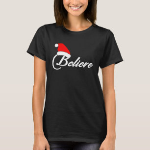 Matching Family Believe Christmas Pyjamas PJ Chris T-Shirt