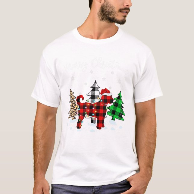 Matching Family Buffalo Plaid T-Shirt (Front)
