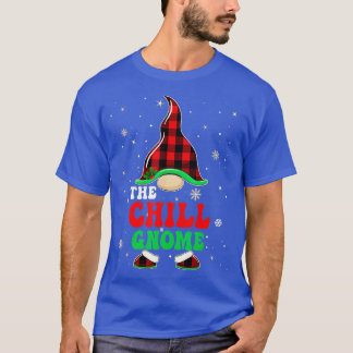 Matching Family Buffalo Plaid The Chill Gnome Chri T-Shirt