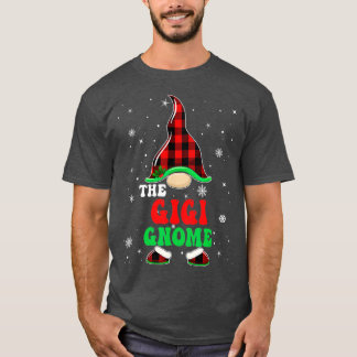 Matching Family Buffalo Plaid The Gigi Gnome Chris T-Shirt
