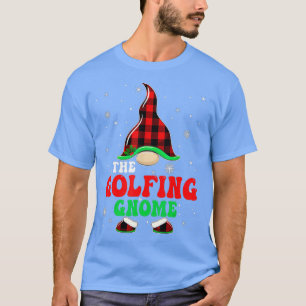 Matching Family Buffalo Plaid The Golfing Gnome Ch T-Shirt