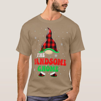 Matching Family Buffalo Plaid The Handsome Gnome C T-Shirt