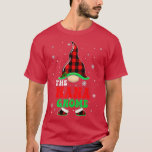 Matching Family Buffalo Plaid The Nana Gnome Chris T-Shirt<br><div class="desc">Matching Family Buffalo Plaid The Nana Gnome Christmas Funny  .</div>