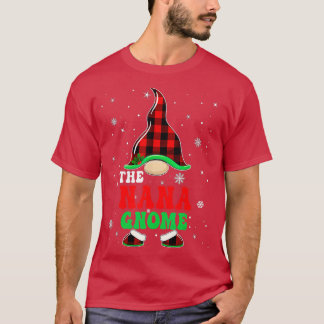 Matching Family Buffalo Plaid The Nana Gnome Chris T-Shirt