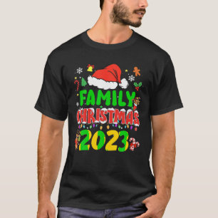 Matching Family Christmas 2023 Team Santa Elf Squa T-Shirt