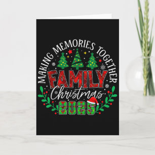 Matching Family Christmas 2025 Making Memories Tog Card