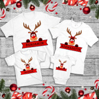 Matching Family Christmas Buffalo Plaid Reindeer