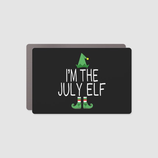 Matching Family Christmas In July Funny Car Magnet (Front)