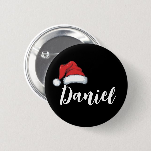 Matching Family Christmas Xmas Personalized Name  Button (Front & Back)