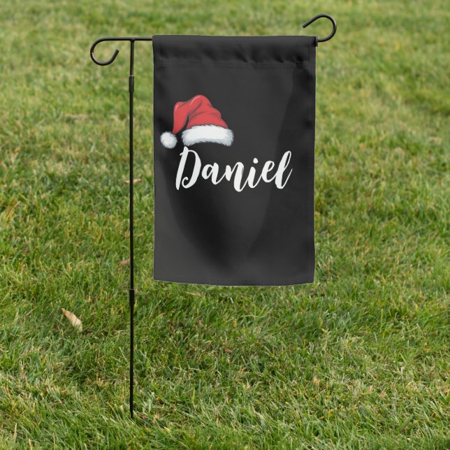 Matching Family Christmas Xmas Personalized Name  Garden Flag (In SItu)