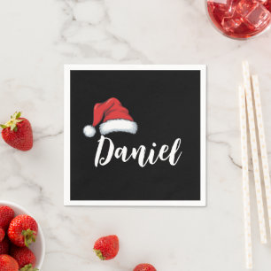 Matching Family Christmas Xmas Personalized Name  Napkins