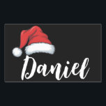 Matching Family Christmas Xmas Personalized Name  Rectangular Sticker<br><div class="desc">Matching Family Christmas Xmas Personalized Name</div>