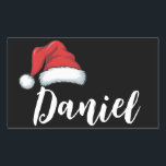 Matching Family Christmas Xmas Personalized Name  Rectangular Sticker<br><div class="desc">Matching Family Christmas Xmas Personalized Name</div>