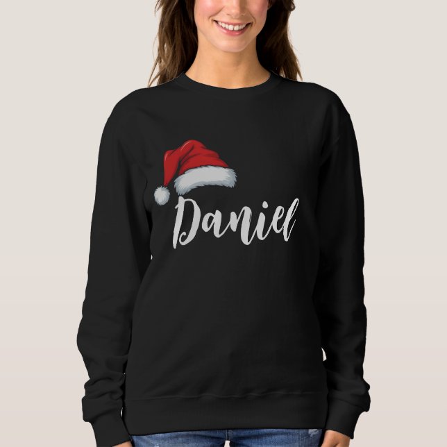 Matching Family Christmas Xmas Personalized Name  Sweatshirt (Front)