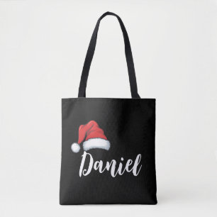 Matching Family Christmas Xmas Personalized Name  Tote Bag