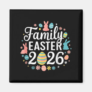 Matching Family Easter 2026 Group Bunny Egg Magnet