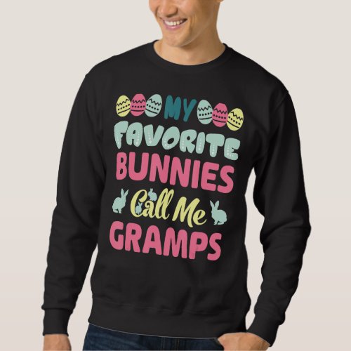 Matching Family Easter Party Im The Grandpa Bunny Sweatshirt