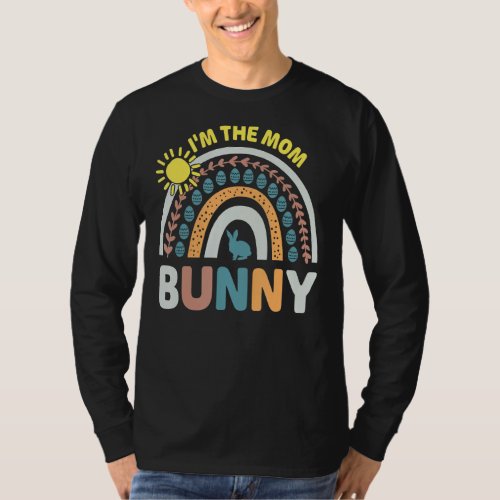 Matching Family Easter Party Im The Mom Bunny Rai T_Shirt