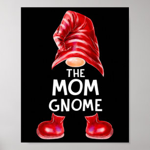Matching Family Fun The Mom Gnome Christmas PJ Gro Poster