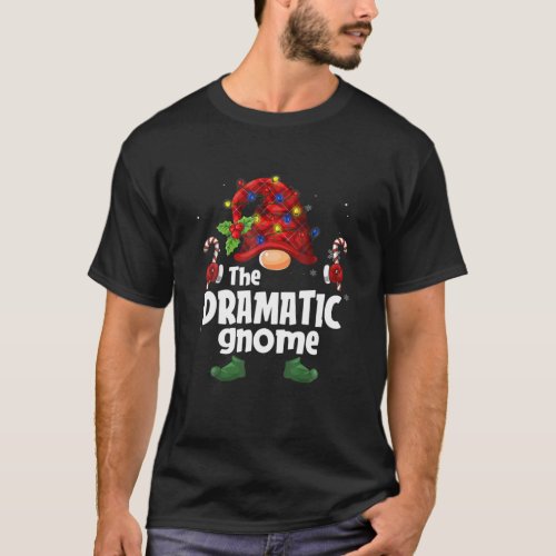 Matching Family Funny The Dramatic Gnome Christmas T_Shirt