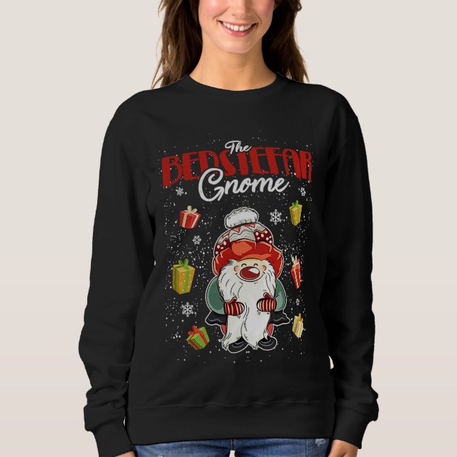 Matching Family  Grandpa Bedstefar Gnome Christmas Sweatshirt (Front)
