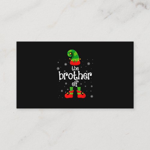 Matching Family Group Funny Im The Brother Elf Ch Enclosure Card