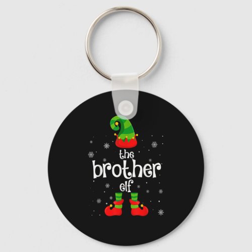 Matching Family Group Funny Im The Brother Elf Ch Keychain