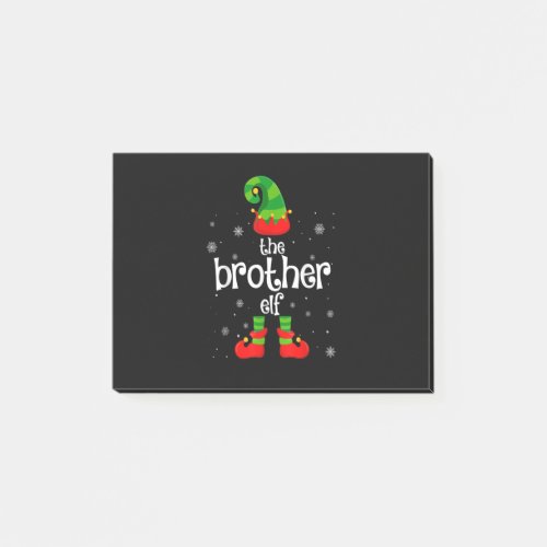 Matching Family Group Funny Im The Brother Elf Ch Post_it Notes