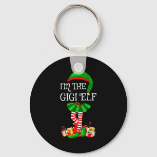 Matching Family Group I'm The Gigi Elf Christmas Keychain