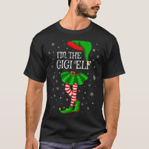 Matching Family Group I'm The Gigi Elf Christmas T-Shirt