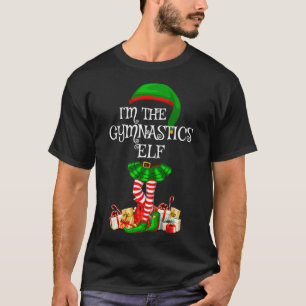 Matching Family Group I'm The Gymnastics Elf Chris T-Shirt