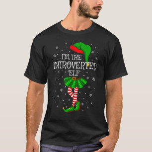 Matching Family Group I'm The Introverted Elf Chri T-Shirt
