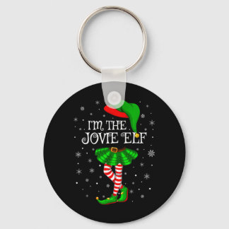 Matching Family Group Im The Jovie Elf Christmas Keychain