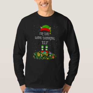 Matching Family Group I'm The Wine Drinking Elf Ch T-Shirt