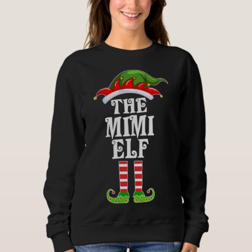 Matching Family Group Mimi ELF Christmas Valentine Sweatshirt