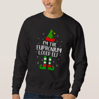 Matching Family I'm The Euphonium Elf Christmas Sweatshirt