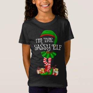 Matching Family I'm The Sassy Elf Christmas T-Shirt