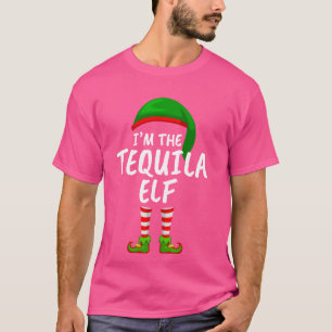 Matching Family I'm The Tequila Elf Christmas T-Shirt