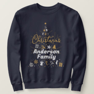 Matching Family Name T-Shirts Christmas Customized