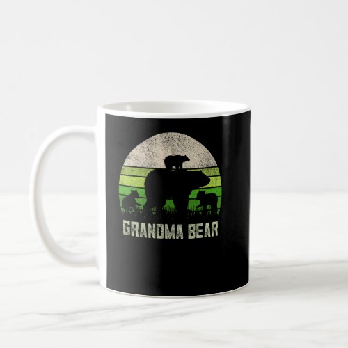 Matching Family Outfits Grandma Bear Grandkids 3 K Coffee Mug