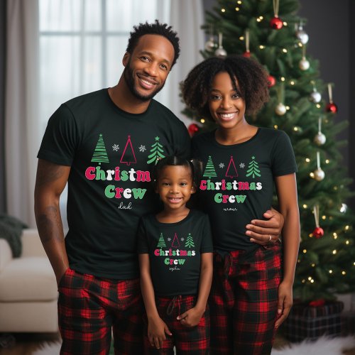 Matching Family Pajamas Christmas Womans T_Shirt