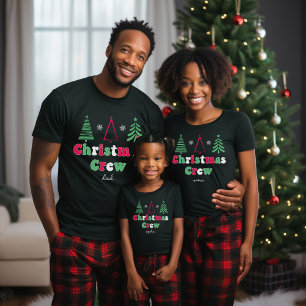 Matching Family Pajamas Kids Christmas Tri-Blend Shirt