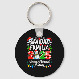 Matching Family Pajamas Navidad En Familia Christm Keychain