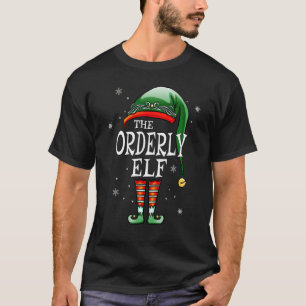 Matching Family The Orderly Elf Christmas T-Shirt