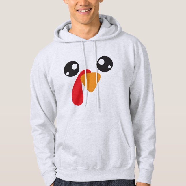 Matching Family Turkey Hoodie - Holiday Tailgate (Front)